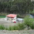 Authors' photo of home purchased with remittances in Ecuador