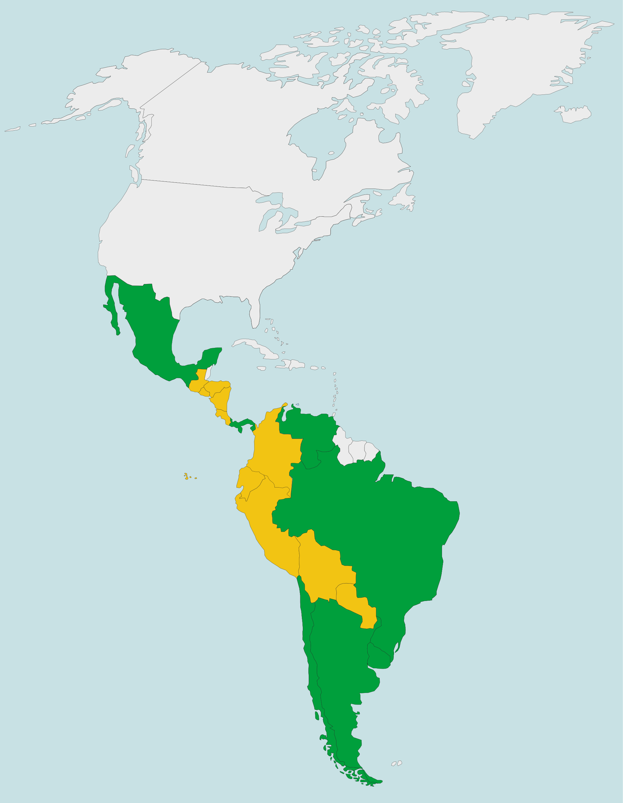 Latin America Countries Telegraph