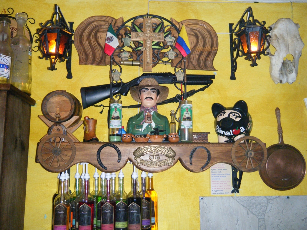 Jesus Malverde, the proclaimed patron saint of narcos, is praised in Mexico as a Robin Hood figure. His legacy of committing crimes to provide for the poor has inspired many criminal groups to follow suit, earning them a similar reputation among the people.